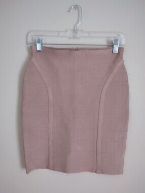 Guess Tan Stretchy Pencil Skirt